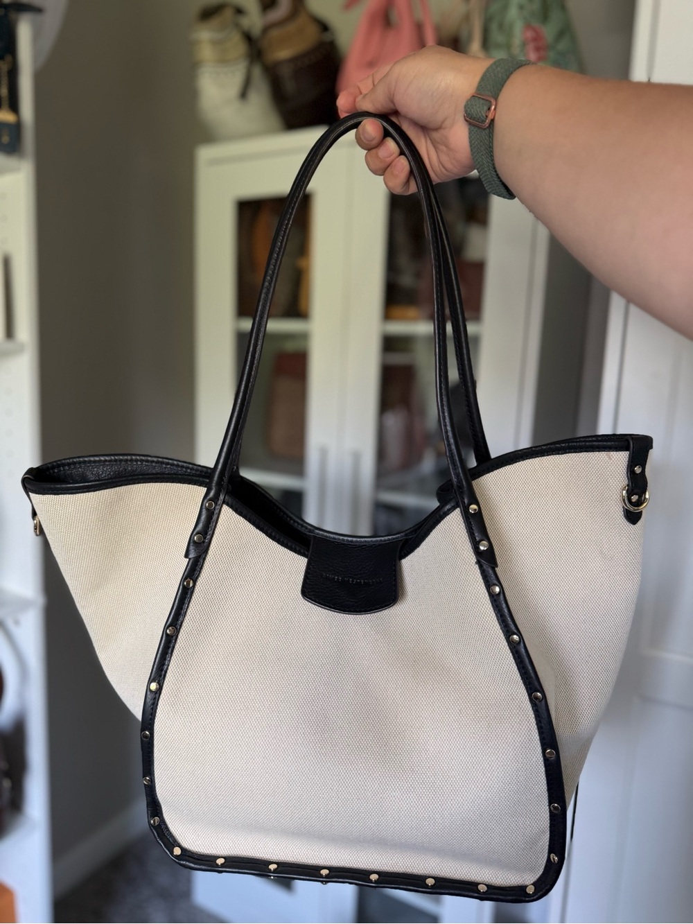 Aimee Kestenberg Lenny’s Tote with Black Trim